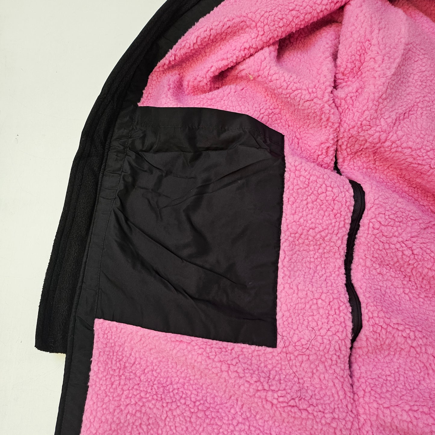 Cold Fish Cold water Swimming Dipping Surfing Changing Robe Black Hot Pink Adult